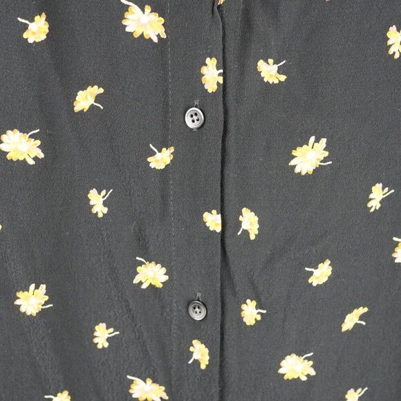 NWT Madewell Drapey V-Neck Button-Back Top‎ in French Daisies Sz XS - Picture 12 of 15